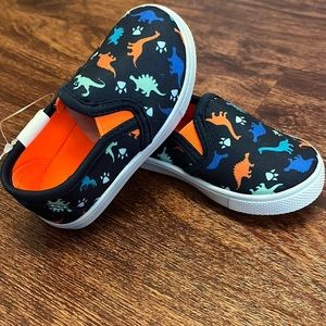 NWOT toddler boy shoes size 5 with dinosaurs